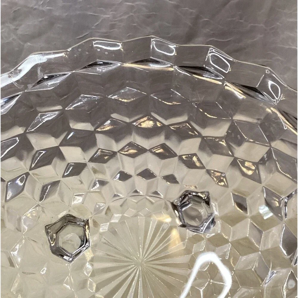 Fostoria American Clear Glass 10 1/2